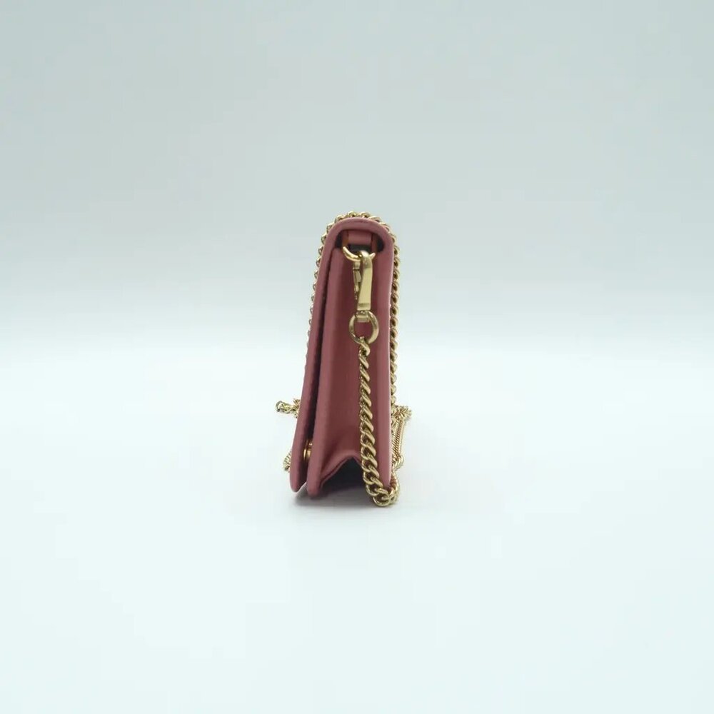 Prada Pink Leather Shoulder Bag 674-031825 - Picture 3 of 12